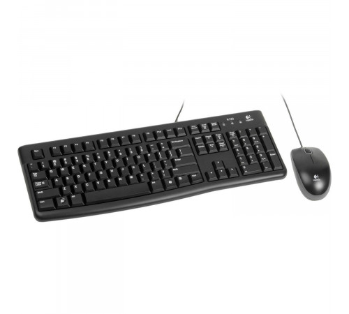 Комплект клавиатура и мышь Logitech  Desktop MK121 цвет черный, USB, RTL