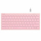 Клавиатура беспроводная A4Tech Fstyler FBX51C розовый USB BT/Radio slim Multimedia (FBX51C PINK)