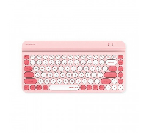 Клавиатура беспроводная A4Tech Fstyler FBK30 розовый USB  BT/Radio slim Multimedia (FBK30 RASPBERRY)