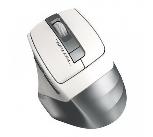 Мышь A4Tech Fstyler FG35 серебристый/белый оптическая (2000dpi) беспроводная USB (6but) FG35 SILVER