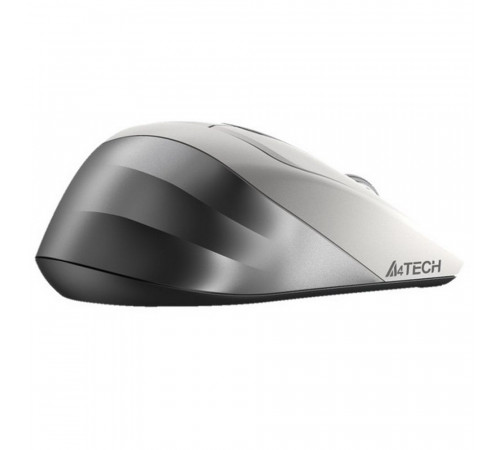 Мышь A4Tech Fstyler FG35 серебристый/белый оптическая (2000dpi) беспроводная USB (6but) FG35 SILVER
