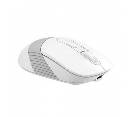 Мышь A4Tech Fstyler FB10C белый/серый оптическая (2400dpi) беспроводная BT/Radio USB (4but) FB10C GRAYISH WHITE