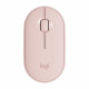 Мышь беспроводная Logitech Pebble M350 Pink розовая, оптическая, 1000dpi, 2.4GHz, USB-ресивер, бесшумная, под обе руки