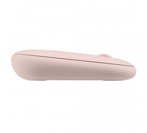 Мышь беспроводная Logitech Pebble M350 Pink розовая, оптическая, 1000dpi, 2.4GHz, USB-ресивер, бесшумная, под обе руки