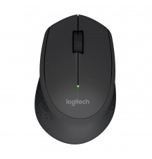 Мышь беспроводная Logitech M280 Black черная, оптическая, 1000dpi, 2.4GHz,USB-ресивер, бесшумная