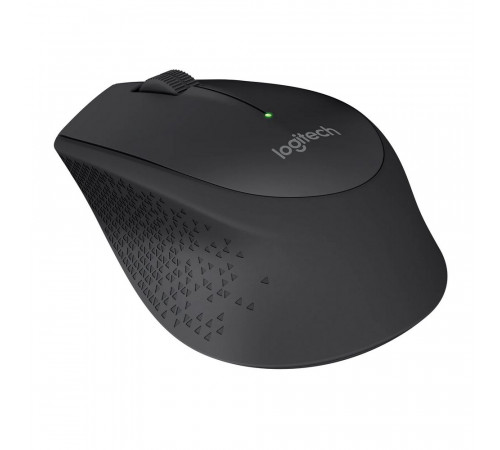Мышь беспроводная Logitech M280 Black черная, оптическая, 1000dpi, 2.4GHz,USB-ресивер, бесшумная