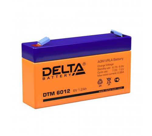 Аккумуляторная батарея DELTA DTM 6012