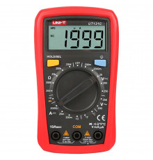 Цифровой мультиметр UNI-T UT131C Напряжение переменного/постоянного тока (250 В); постоянный ток (10А); Сопротивление (200 МОм); Температура (1000 С); Ручной диапазон