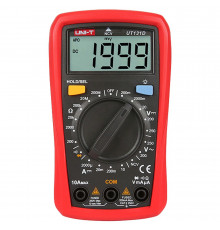 Цифровой мультиметр UNI-T UT131D Напряжение переменного/постоянного тока (250 В); постоянный ток (10А); Сопротивление (200 МОм); NCV, ручной диапазон