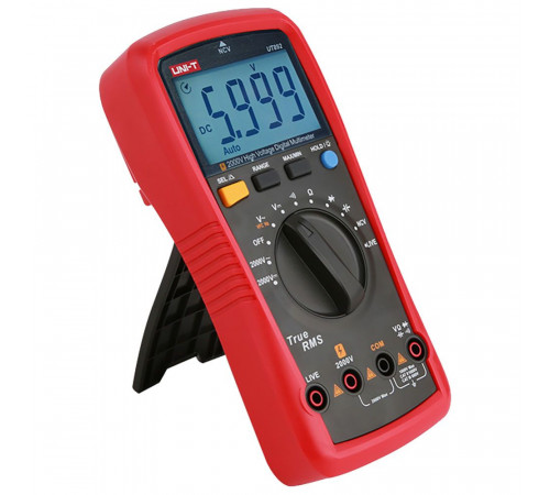 Высоковольтный мультиметр UNI-T UT892 2000V Напряжение постоянного/переменного тока (2000 В); ВПЧ(600В); Сопротивление (60 МОм); Емкость (60 мФ); Частота (10 Гц ~ 10 кГц);
