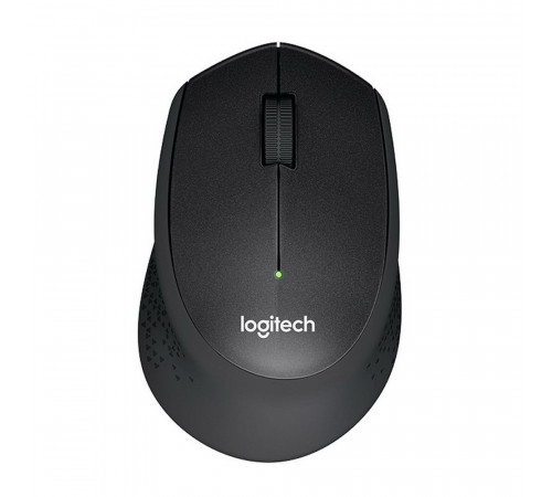 Мышь беспроводная Logitech M330 Silent Plus Black черная, оптическая, 1000dpi, 2.4GHz,USB-ресивер, бесшумная, под правую руку (066670)