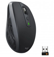 Мышь беспроводная Logitech MX Anywhere 2S Graphite темно-серая, 200-4000 dpi, Bluetooth + 2.4G, 7 кнопок, АКБ до 70 дней, правый хват