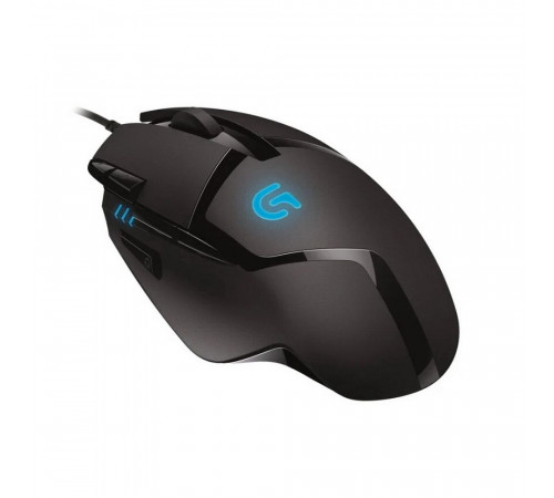 Мышь игровая Logitech G402 Hyperion Fury черная, лазерная, 4000dpi, USB, 2м, 8 кнопок, подсветка, под правую руку