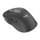 Мышь беспроводная Logitech M650 Signature Graphite темно-серая, 400-4000 dpi, Bluetooth + 2.4G, 5 кнопок, АА-батарейка, полноразмерная, правый хват