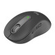 Мышь беспроводная Logitech M650 Signature Graphite темно-серая, 400-4000 dpi, Bluetooth + 2.4G, 5 кнопок, АА-батарейка, полноразмерная, правый хват