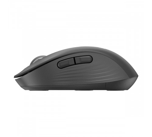 Мышь беспроводная Logitech M650 Signature Graphite темно-серая, 400-4000 dpi, Bluetooth + 2.4G, 5 кнопок, АА-батарейка, полноразмерная, правый хват
