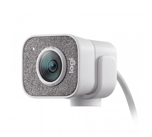 Веб-камера Logitech StreamCam White для стримминга, белая, 2Mp, FullHD (до 1080p@60fpsв MJPEG), автофокус, угол обзора 78°, универсальное крепление, USB Type-C кабель 1.5м