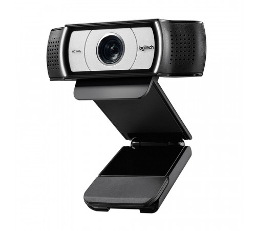 Веб-камера Logitech C930e черная, 3Mp, FHD 1080p@30fps, автофокус, 4х zoom (1080p), угол обзора 90°, складная подставка, USB2.0, кабель 1.5м
