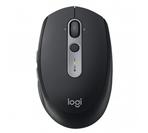 Мышь беспроводная Logitech M590 Multi-Device Silent-Graphite Tonal темно-серая, оптическая, 1000dpi, Bluetooth+2.4 GHz, USB-ресивер (Logitech Unifying®), бесшумная, 7 кнопок, под правую руку {10}, (072558)
