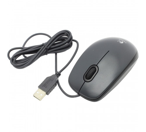 Мышь Logitech M90 Black черная, оптическая, 1000dpi, USB, 1.8м