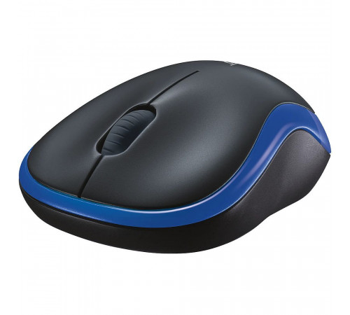 Мышь беспроводная Logitech M185 Blue синяя, оптическая, 1000dpi, 2.4GHz, USB-ресивер Logitech Unifying®, {10} (028852)