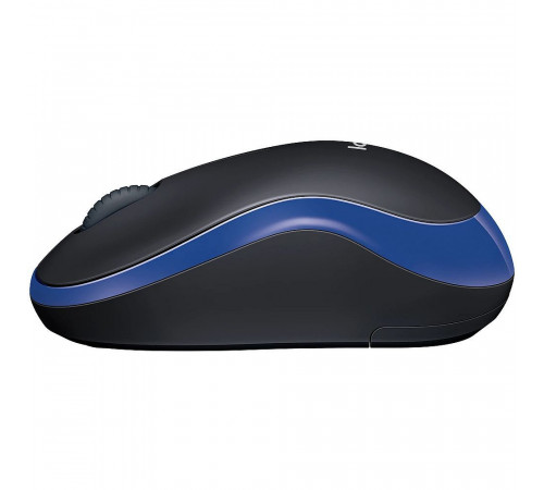 Мышь беспроводная Logitech M185 Blue синяя, оптическая, 1000dpi, 2.4GHz, USB-ресивер Logitech Unifying®, {10} (028852)