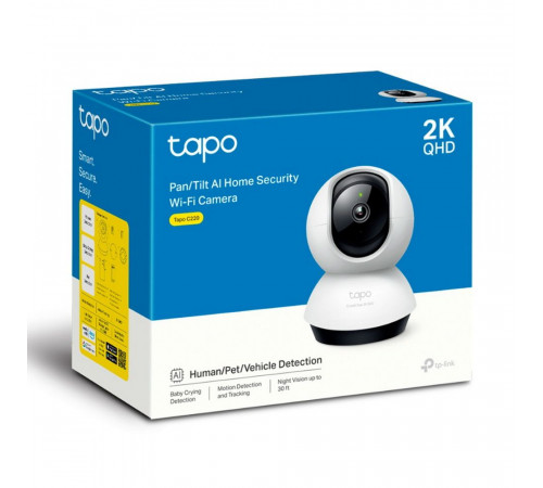 IP-камера TP-LINK Tapo C220 Умная домашняя поворотная камера с искусственным интеллектом
