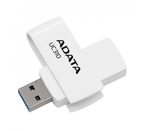 USB накопитель ADATA 128GB USB 3.2 Gen1 UC310-128G-RWH White