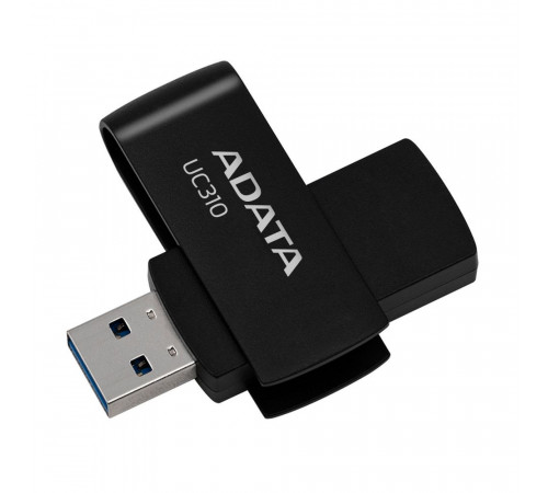 USB накопитель ADATA 128GB USB 3.2 Gen1 UC310-128G-RBK Black