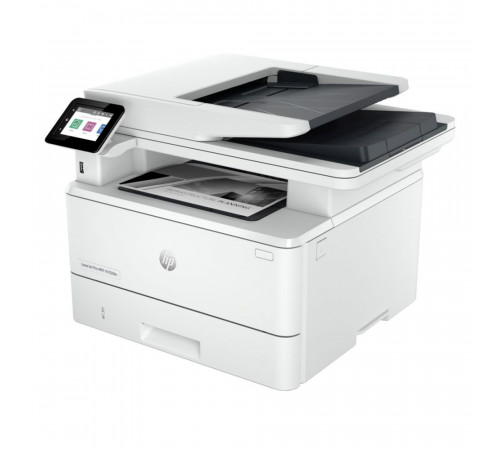 HP LaserJet Pro 4103fdw А4, МФУ, лазерное, черно-белое, 40стр/мин, 1200dpi, 1200МГц, 512Мб, 50АПД, 100+250, WiFi/Bluetooth/USB/Ethernet, 3050стр/картридж, (2Z629A)
