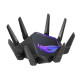 Маршрутизатор ASUS GT-AXE16000 WiFi 6E 2х10G 4x1G 2хUSB 4804+4804+4804+1148Mbps 6GHz/5GHz/2.4GHz 90IG06W0-MU2A10