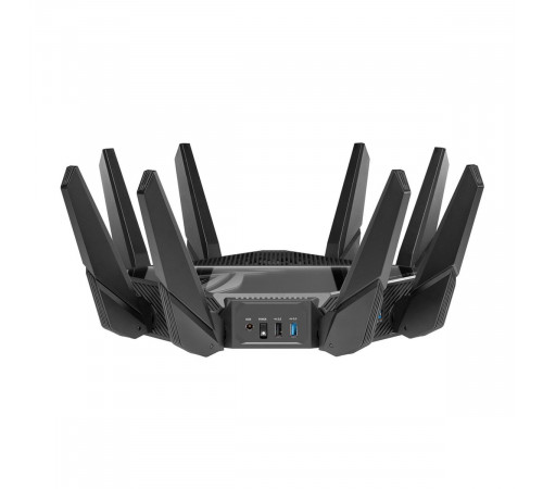 Маршрутизатор ASUS GT-AXE16000 WiFi 6E 2х10G 4x1G 2хUSB 4804+4804+4804+1148Mbps 6GHz/5GHz/2.4GHz 90IG06W0-MU2A10