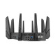 Маршрутизатор ASUS GT-AXE16000 WiFi 6E 2х10G 4x1G 2хUSB 4804+4804+4804+1148Mbps 6GHz/5GHz/2.4GHz 90IG06W0-MU2A10