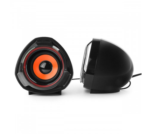 Акустич. система 2.0 Gembird SPK-105, черный, 5 Вт, регулятор громкости, USB-питание