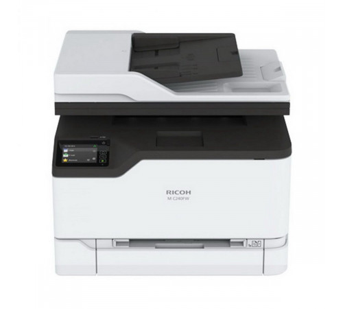 Ricoh M C240FW A4, МФУ, лазерное, цветное, 24стр/мин, 600dpi, 512Мб, USB/WiFi/Ethernet, 750стр/картридж, (408430)