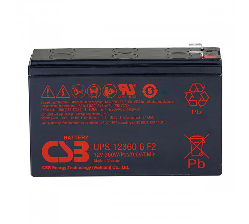 Аккумулятор CSB UPS123606 F2