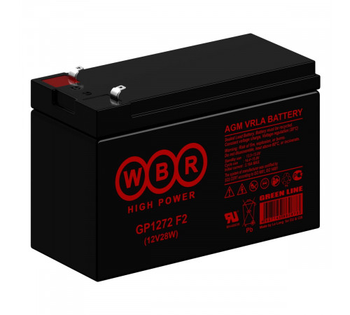 Аккумулятор WBR GP1272 F2 (12V28W)