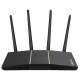 Маршрутизатор ASUS RT-AX57 WiFi 6 4х1G 2402+574Mbps 5GHz/2.4GHz