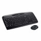 Комплект клавиатура и мышь беспроводной Logitech Wireless Combo MK330 |920-003995| клавиатура черная, мультимедийная, |920-003995| 117 клавиш, мышь M185, черная, оптическая, 3 кнопки, 2.4GHz, USB-ресивер (033719) {4}
