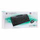 Комплект клавиатура и мышь беспроводной Logitech Wireless Combo MK330 |920-003995| клавиатура черная, мультимедийная, |920-003995| 117 клавиш, мышь M185, черная, оптическая, 3 кнопки, 2.4GHz, USB-ресивер (033719) {4}