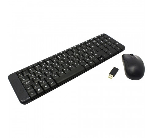Комплект клавиатура и мышь Logitech  MK220 |920-003169| Комплект беспроводной Logitech MK220 {8}, (029927)