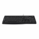 Клавиатура Logitech K120 for Business |920-002522| черная, офисная, 104 клавиши, защита от воды, USB 1,5м, brown box, (021419)
