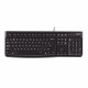 Клавиатура Logitech K120 for Business |920-002522| черная, офисная, 104 клавиши, защита от воды, USB 1,5м, brown box, (021419)