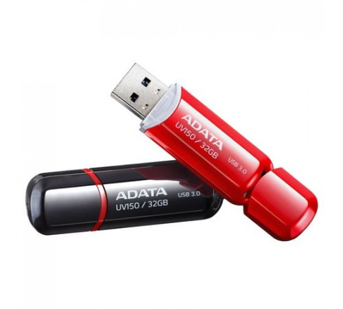 USB накопитель ADATA UV150 AUV150-16G-RRD USB 3.0, 16GB R35/W9, Red, Retail (797099)