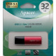 USB накопитель Apacer AH25B AP32GAH25BR-1 USB 3.1, 32GB Gen 1, Red/Black, Metal case, (916280) RTL