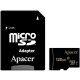 Карта памяти Apacer microSDHC 128GB Apacer Memory Card AP128GMCSX10U1-R UHS-I U1 Class 10, Adapter, (911049) Retail