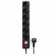 Сетевой фильтр Гарнизон EHB-10 3.0 м 6р черный {30}