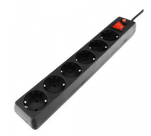 Сетевой фильтр Гарнизон EHB-10 3.0 м 6р черный {30}