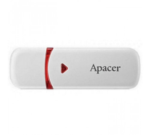 USB накопитель ApacerAH333 USB Flash AP64GAH333W-1 USB 2.0, 64GB White, (910714), RTL