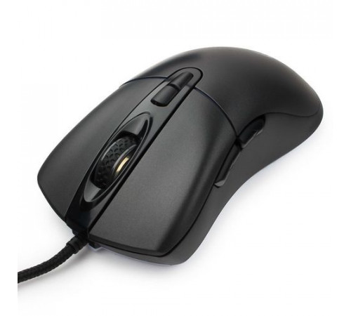 Мышь игровая Gembird MG-550, USB, черный, код «Survarium", 5 кнопок+колесо-кнопка+кнопка огонь," 3200 DPI, подсветка 6 цветов, программное обеспечение, кабель тканевый 1.75м (209937)